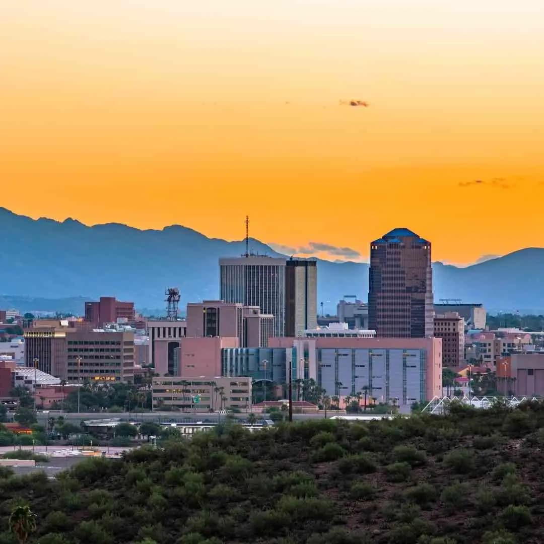 Tucson, Arizona skyline - bariatric surgery destination