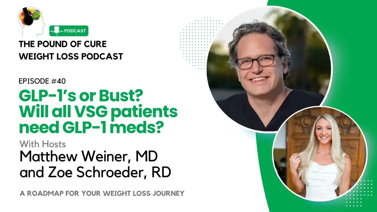 GLP-1’s or Bust? Will all VSG patients need GLP-1 meds?