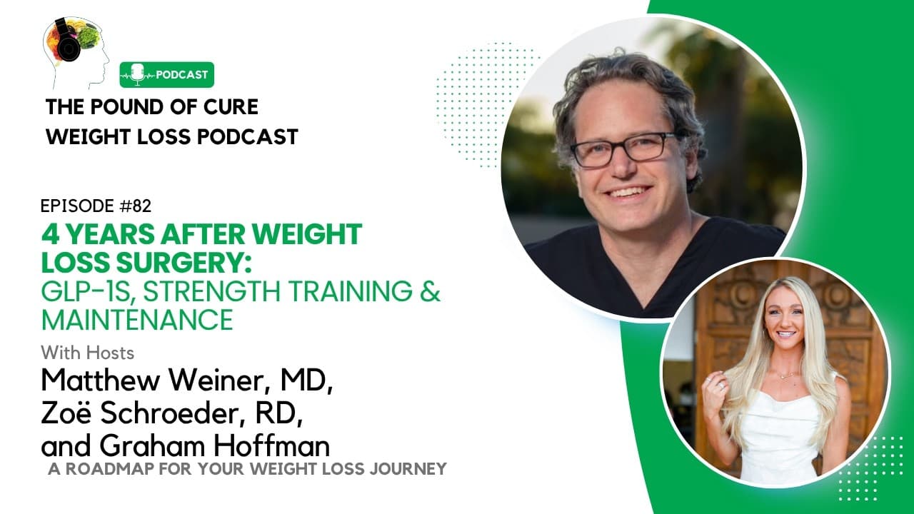 4 Years After Weight Loss Surgery: GLP-1s, Strength Training & Maintenance podcast artwork